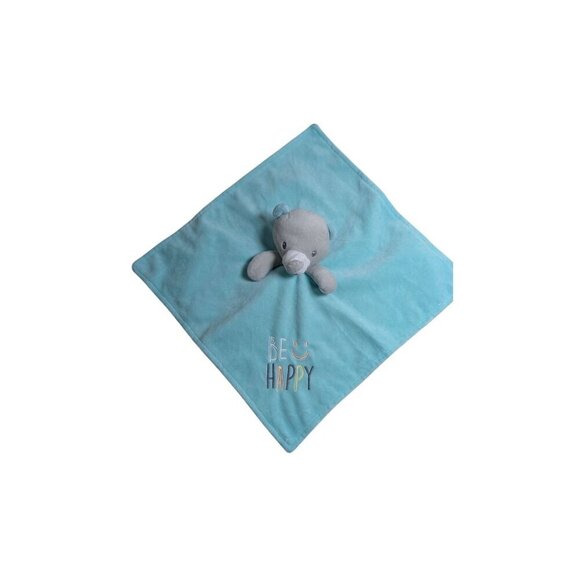 Baby Starters "Be Happy" Plush Bear Security Blanket  Lovey plush 12" - Picture 3 of 8